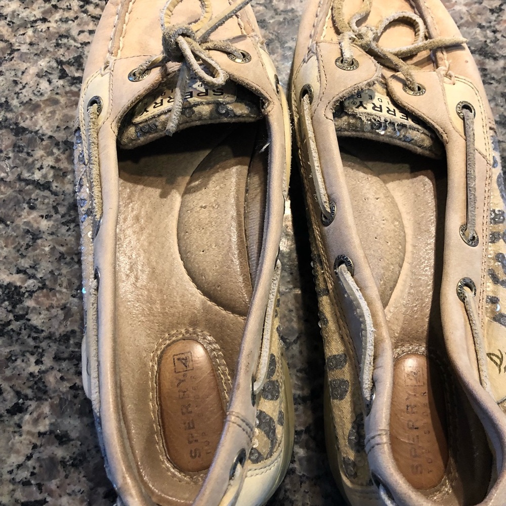 Sperry cheetah sparkle